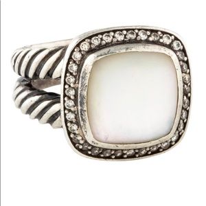 David Yurman Mother of Pearl Ring Size 6